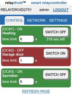 Webes felhasználói felület PC-n
